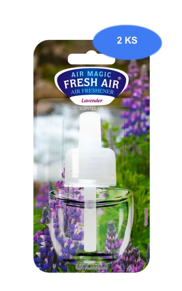 Fresh Air náhradná náplň elektrického osviežovača 19 ml Lavender (2 ks)
